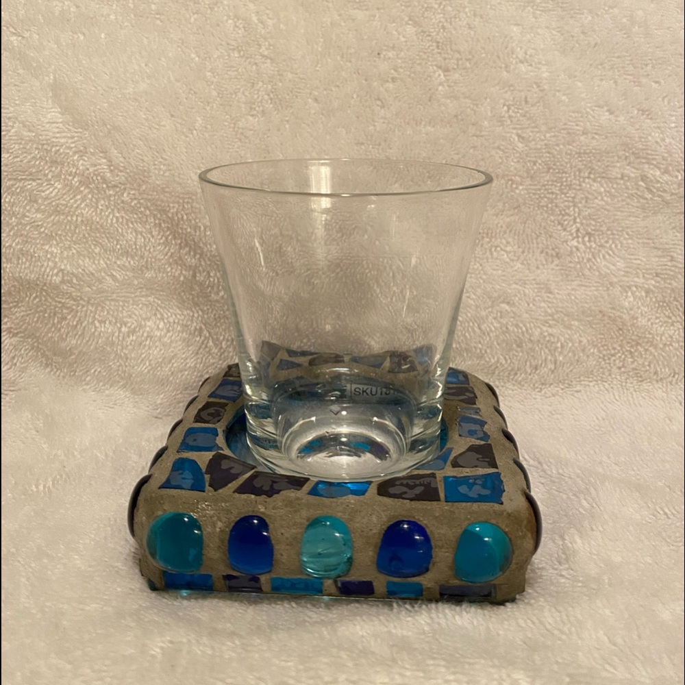 Pier 1  Mosaic Water Glass